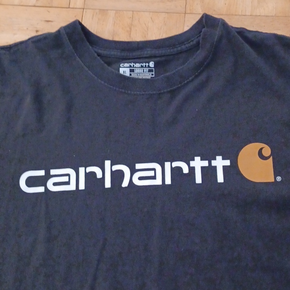 Carhartt tee shirt xlarge loose fit black